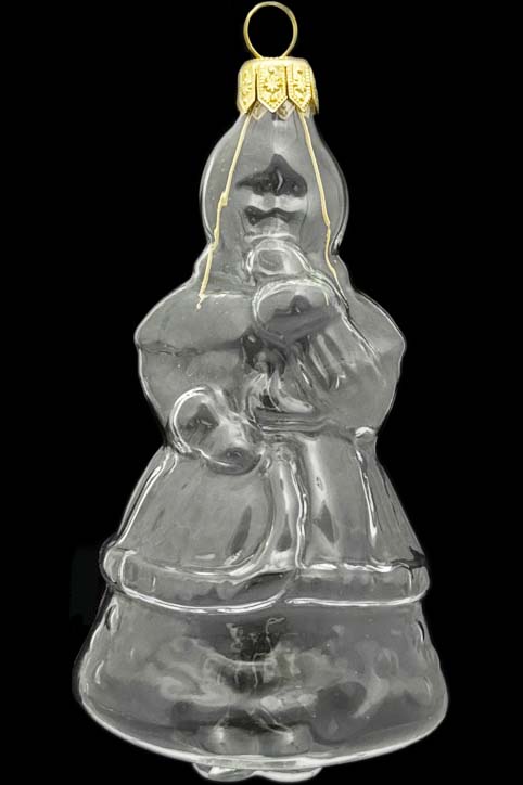 Стеклянная елочная игрушка Заготовка Девочка с леденцом 12,4 см 161523200